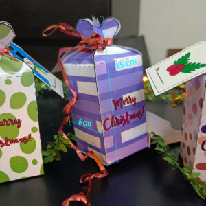 🎄 christmas little treat box template bundle – digital download | holiday favor box | printable gift box 🎁