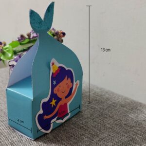 mermaid tail favour box template | printable party favor box | instant digital download 🧜‍♀️